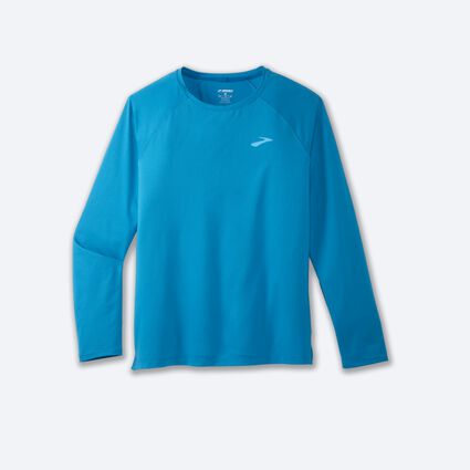 Laydown (front) view of Brooks Atmosphere Long Sleeve 2.0 for men
