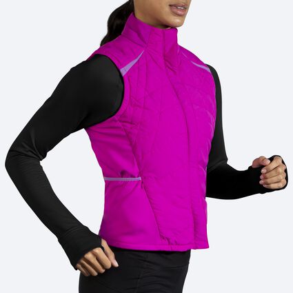 Light Speed Running Vest - Sparkling Pink, Women's Jackets & Coats
