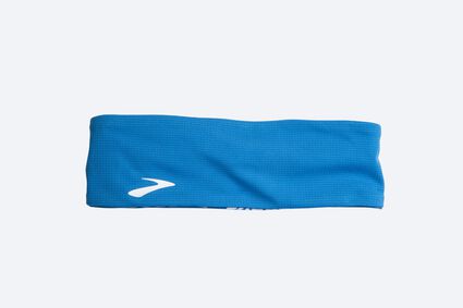 Laydown (front) view of Brooks Bandit Headband for unisex