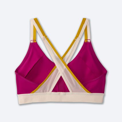 Laydown (back) view of Brooks Plunge 2.0 Sports Bra for women