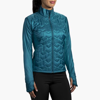 Brooks Shield Hybrid Jacket für Damen – Model-Ansicht (von vorne)