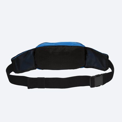 Laydown (back) view of Brooks Stride Waist Pack for unisex