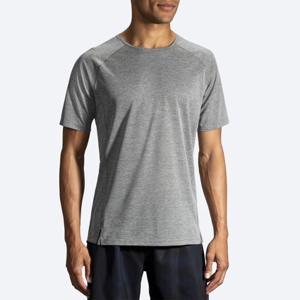Model (front) view of Brooks Ghost Short Sleeve for men