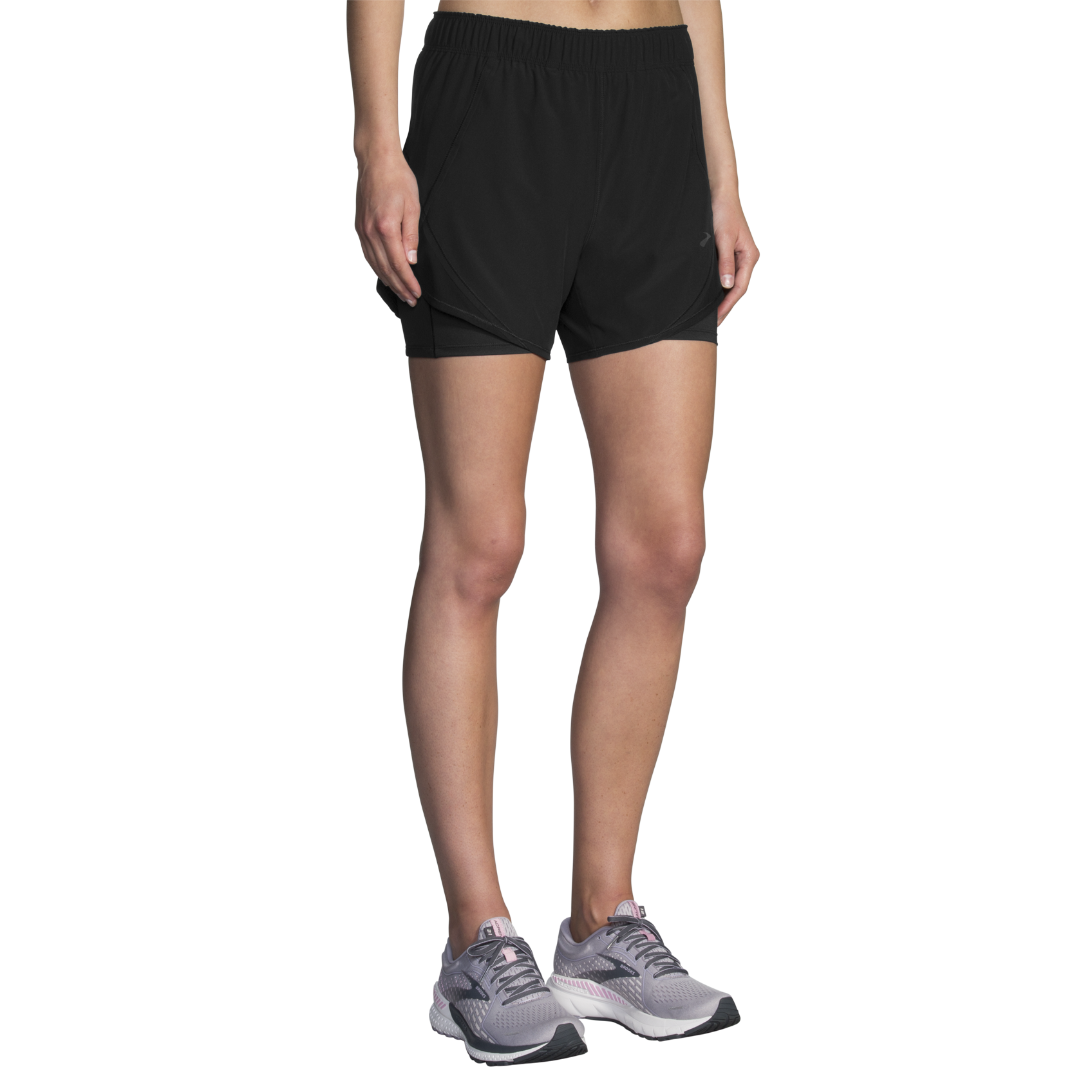 Brooks 2 in 1 running shorts women's Outlet