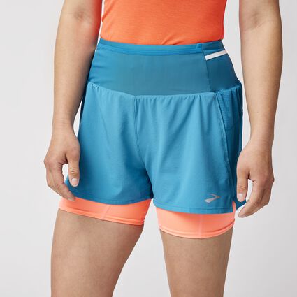 Brooks High Point 3 2-in-1 Short 2.0 Dames Brooks High Point 3 2-in-1 Short 2.0 Dames