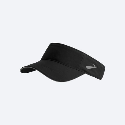 Laydown (front) view of Brooks Sherpa Visor for unisex