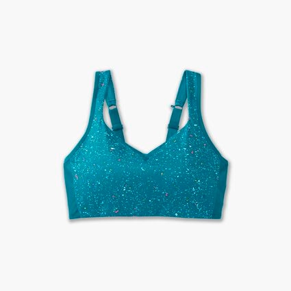 Laydown (front) view of Brooks Convertible Sports Bra for women