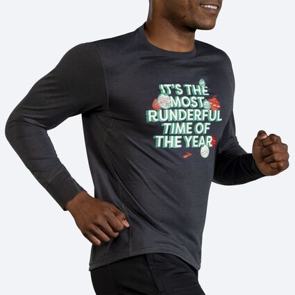 Run Merry Run Distance Graphic Long Sleeve image number 5