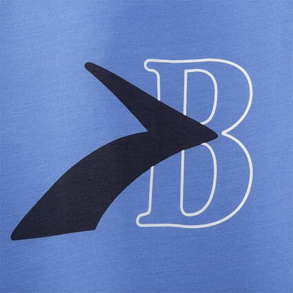 Vue du détail 1 de Brooks Distance Graphic Short Sleeve pour hommes