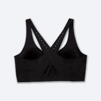 Laydown (back) view of Brooks Strappy 2.0 Sports Bra for women