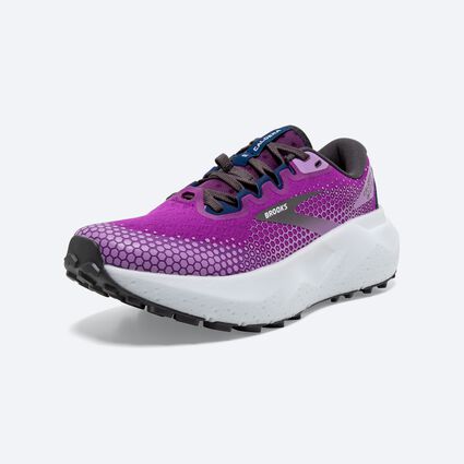 Opposite Mudguard and Toe view of Brooks Caldera 6 for women