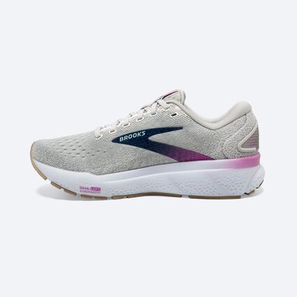 Side (left) view of Brooks Ghost 16 for women