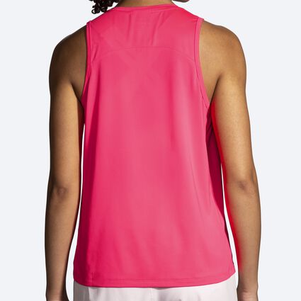 Model (back) view of Brooks Sprint Free Tank 2.0 for women