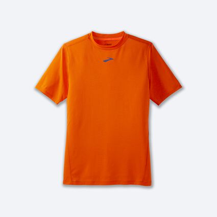 Laydown (front) view of Brooks High Point Short Sleeve for men