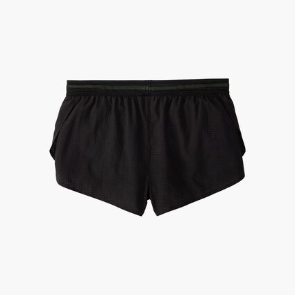 Brooks Elite 2" Split Short für Damen – Ansicht im Liegen (von hinten)
