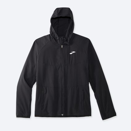 Laydown (front) view of Brooks Canopy Jacket for men