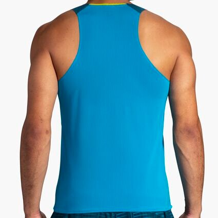 Vista del modelo (trasera) Brooks Atmosphere Singlet para hombre