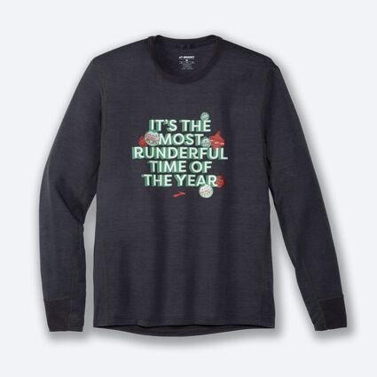 Run Merry Run Distance Graphic Long Sleeve image number 1