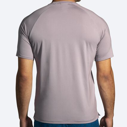 Model (back) view of Brooks Atmosphere Short Sleeve 2.0 for men