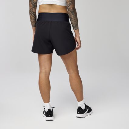 Model (back) view of Brooks Chaser 5" Short 2.0 for women