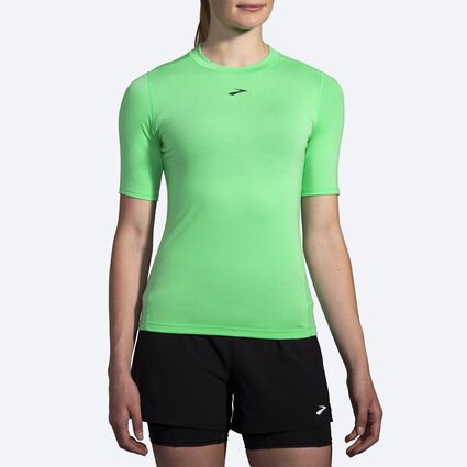 Model (front) view of Brooks High Point Short Sleeve for women
