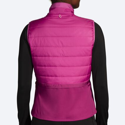 Brooks Shield Hybrid Vest 2.0 für Damen – Model-Ansicht (von hinten)