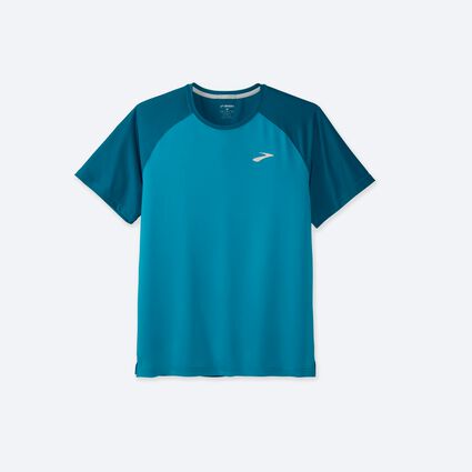Laydown (front) view of Brooks Atmosphere Short Sleeve 2.0 for men