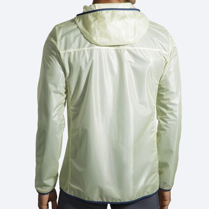 Model (back) view of Brooks All Altitude Jacket for men