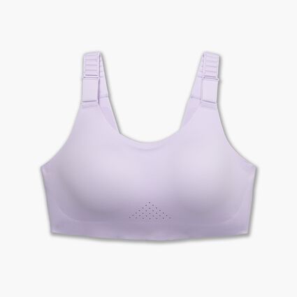 Laydown (front) view of Brooks Scoopback 2.0 Sports Bra for dames