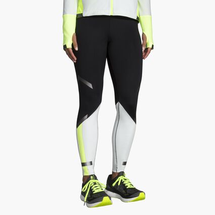 Model angle (relaxed) view of Brooks Carbonite Tight for women