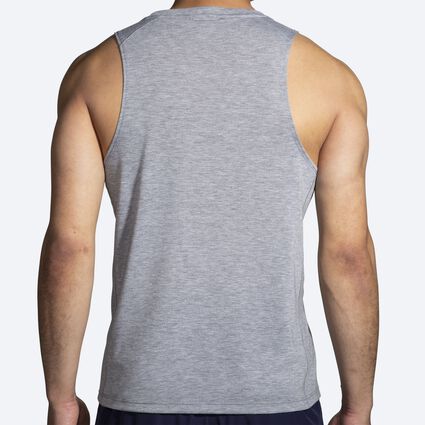 Model (back) view of Brooks Distance Tank 2.0 for men
