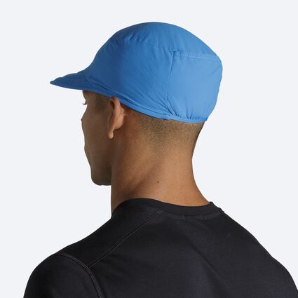 Model (back) view of Brooks Lightweight Packable Hat for unisex
