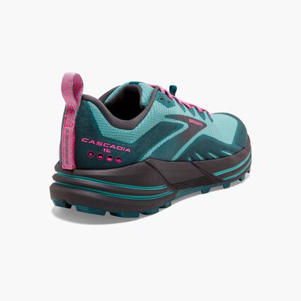 Heel and Counter view of Brooks Cascadia 16 for women