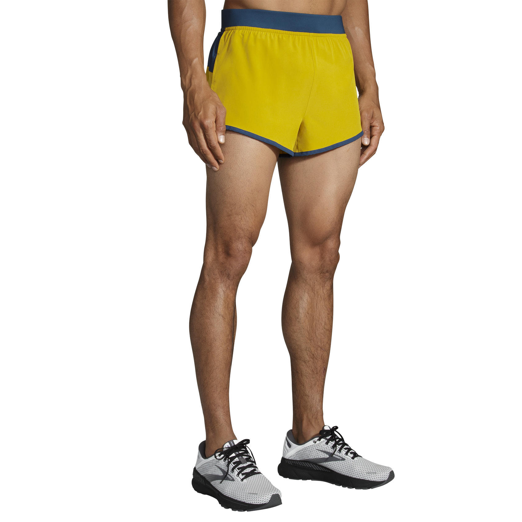 Mens split running shorts clearance