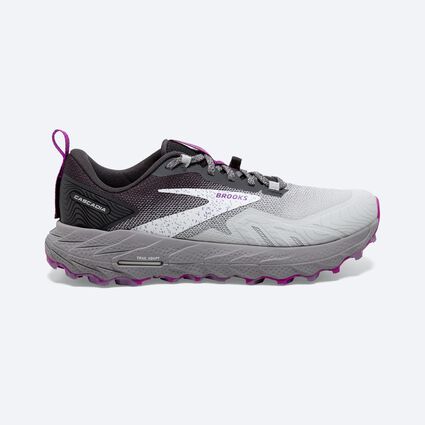 Side (right) view of Brooks Cascadia 17 for women