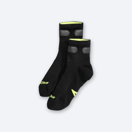 Laydown (front) view of Brooks Carbonite Sock for unisex