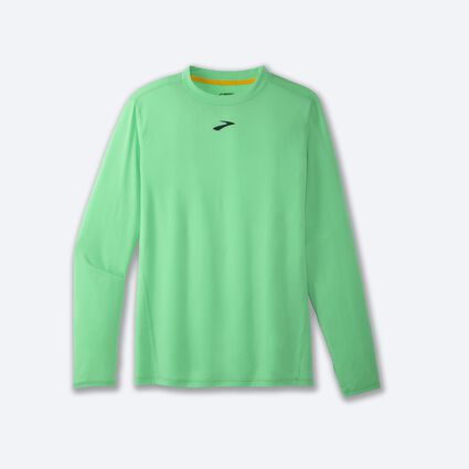 Laydown (front) view of Brooks High Point Long Sleeve for men