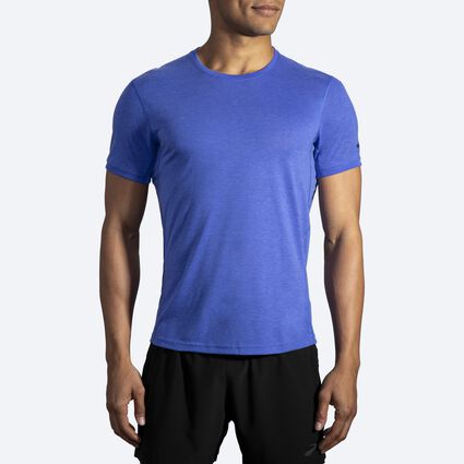 Model (front) view of Brooks Distance Short Sleeve for men