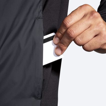 Vue du détail 2 de Brooks Fusion Hybrid Jacket pour hommes