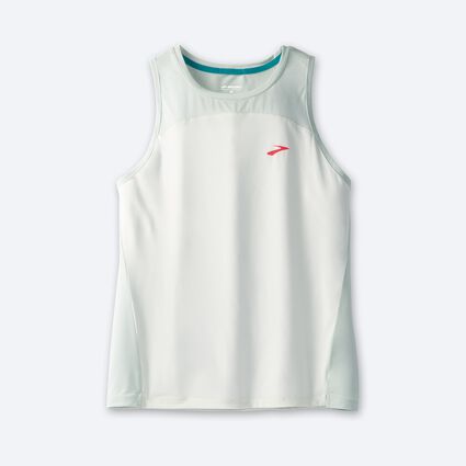 Laydown (front) view of Brooks Sprint Free Tank 2.0 for women