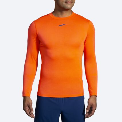 Model (front) view of Brooks High Point Long Sleeve for men