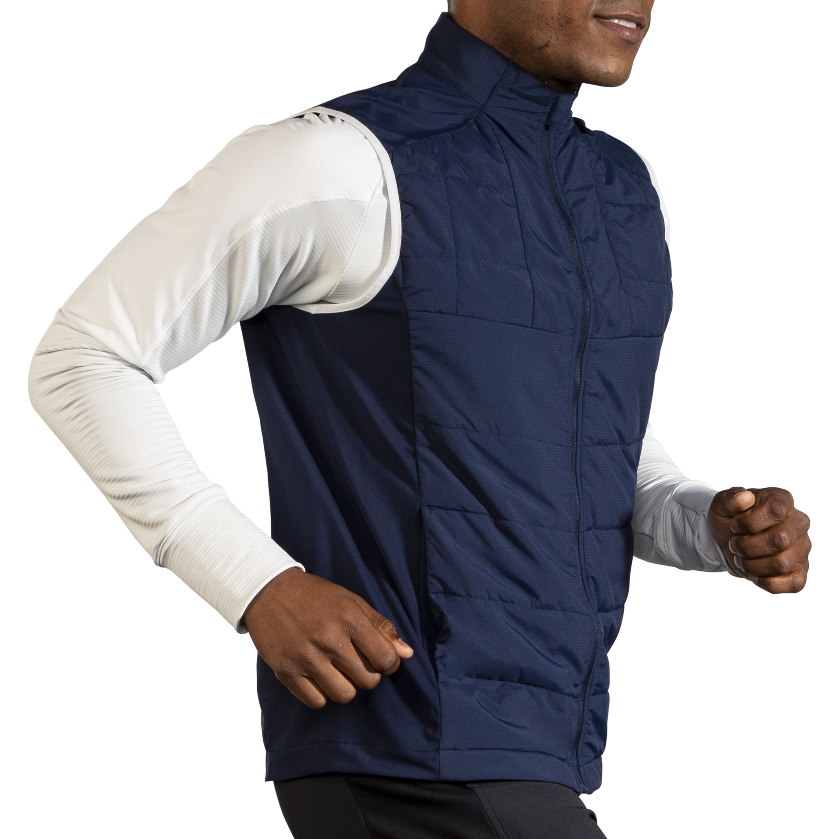 Brooks running vest mens blue Clearance