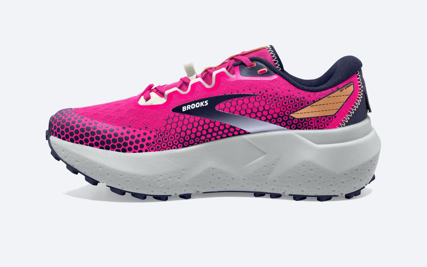 Brooks Womens Caldera 6 Pink Trail Running Shoe