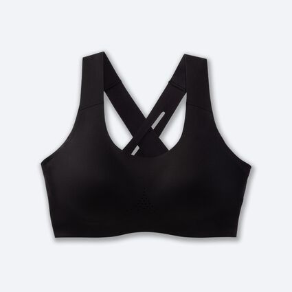 Laydown (front) view of Brooks Crossback 2.0 Sports Bra for women