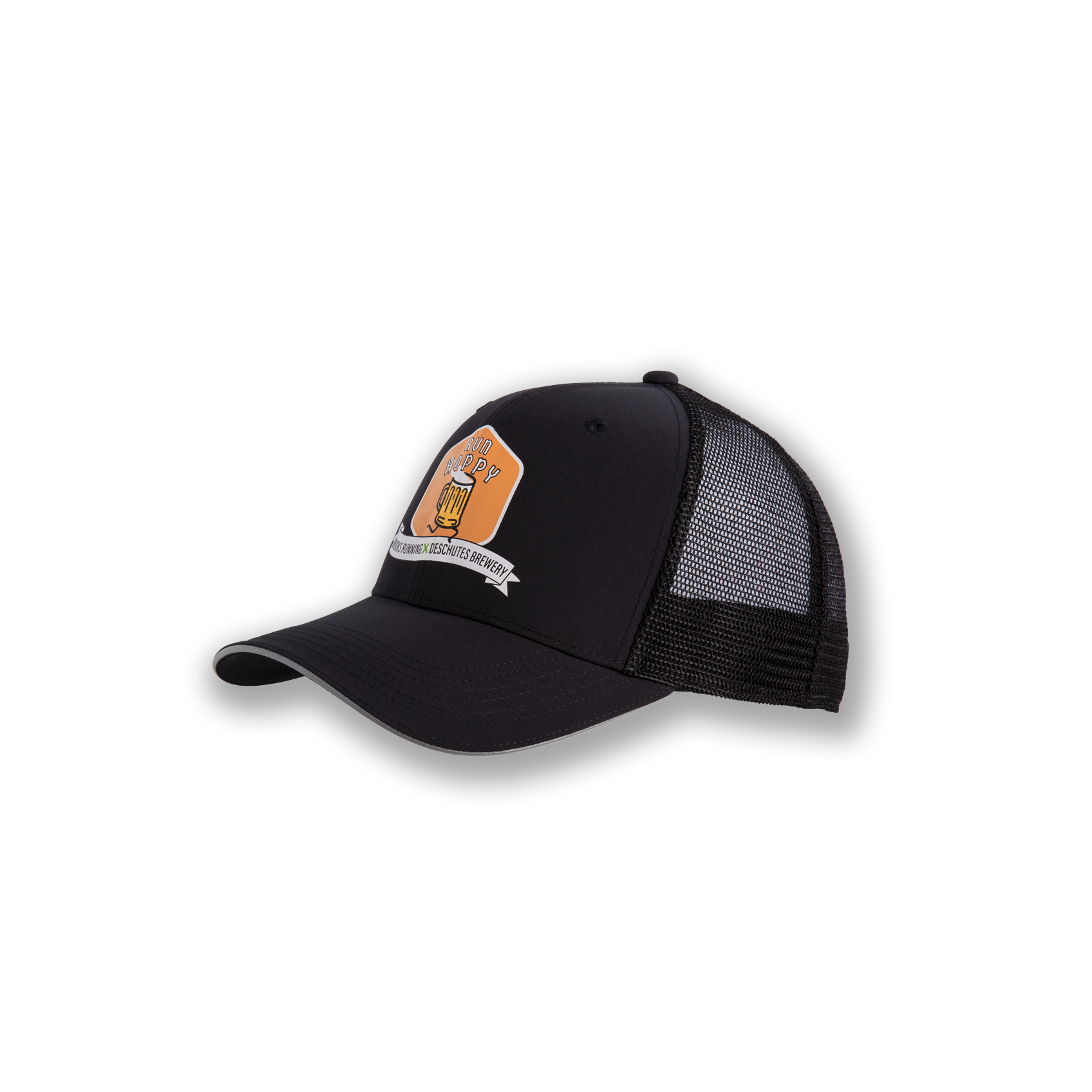 Brooks run happy trucker hat Clearance