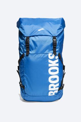 Laydown (front) view of Brooks Stride Pack for unisex