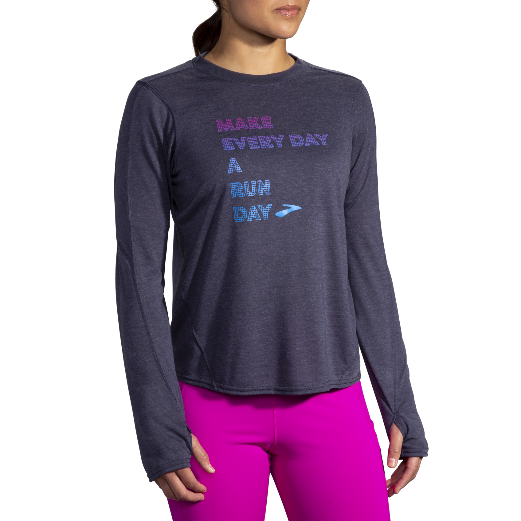 Distance Graphic Long Sleeve Running 
