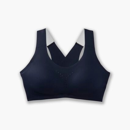 Laydown (front) view of Brooks Dare Crossback Run Bra for null