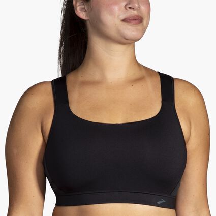 Model (front) view of Brooks Convertible 2.0 Sports Bra for women