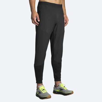 Model (front) view of Brooks Switch Hybrid Pant for men